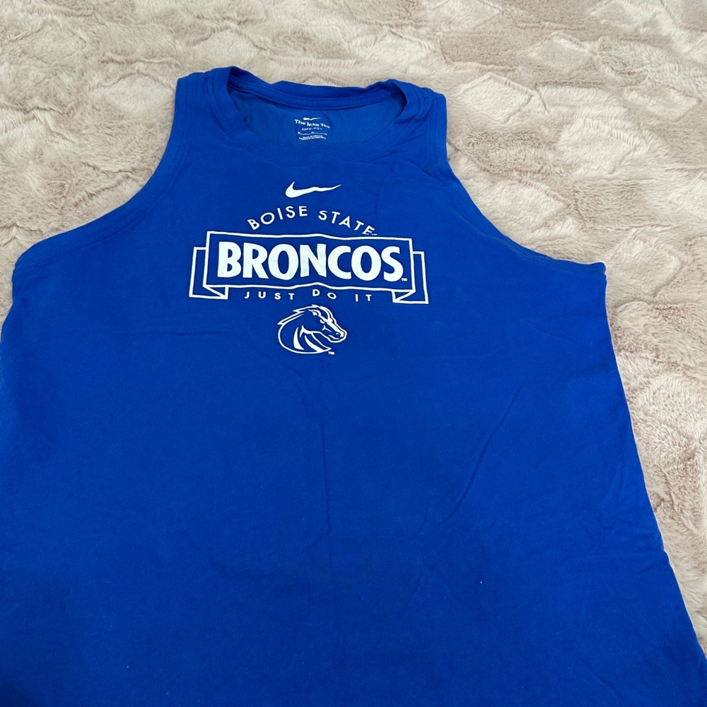 Nike Blue Boise State Broncos Tank Top